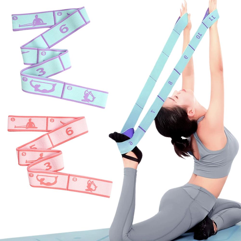 Pilates Yoga For Beginners - Эластичная лента для йоги и растяжки,