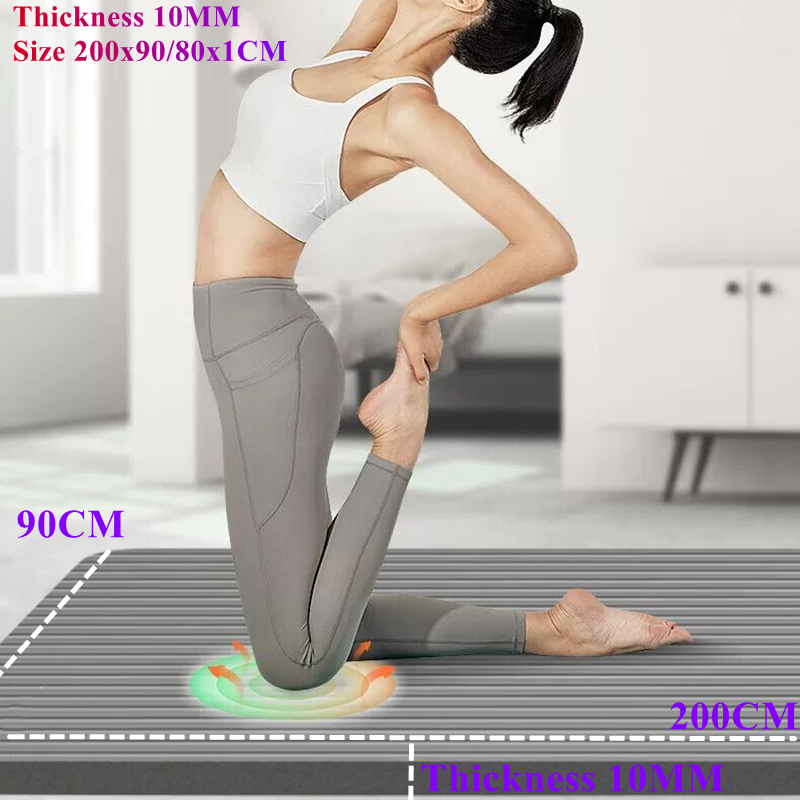 Pilates Yoga For Beginners - Противоскользящий коврик для йоги толщиной 2000
