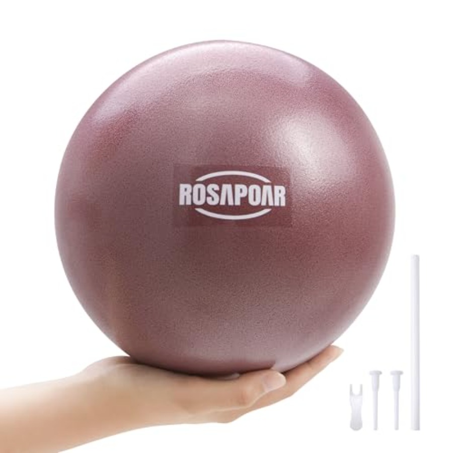 Pilates Yoga Ball Workout - Маленький фитнес-мяч - 9-дюймовый мини-мяч для