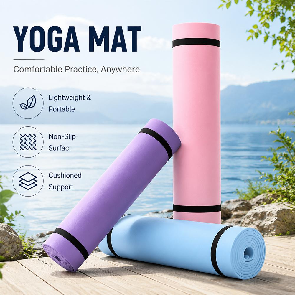 Pilates Yoga Mat Thickness - 1/2 шт. толстый коврик для йоги,