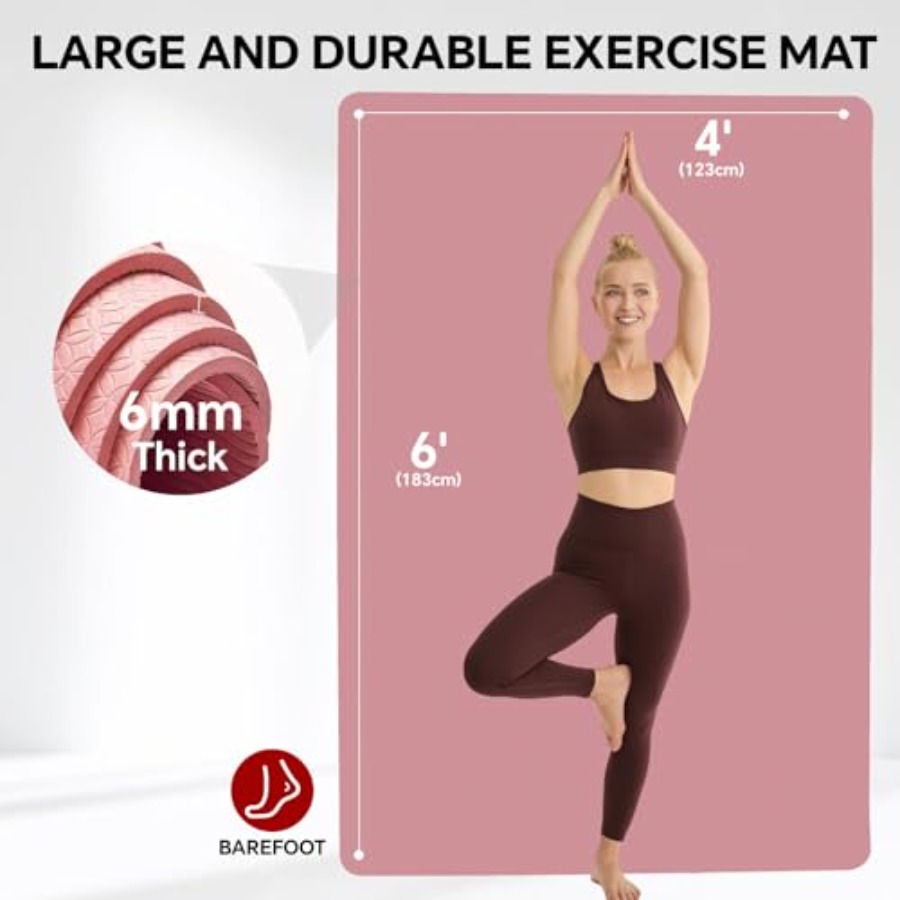 Очень большой коврик для йоги  – обзор и цена Pilates Yoga Mat Thickness