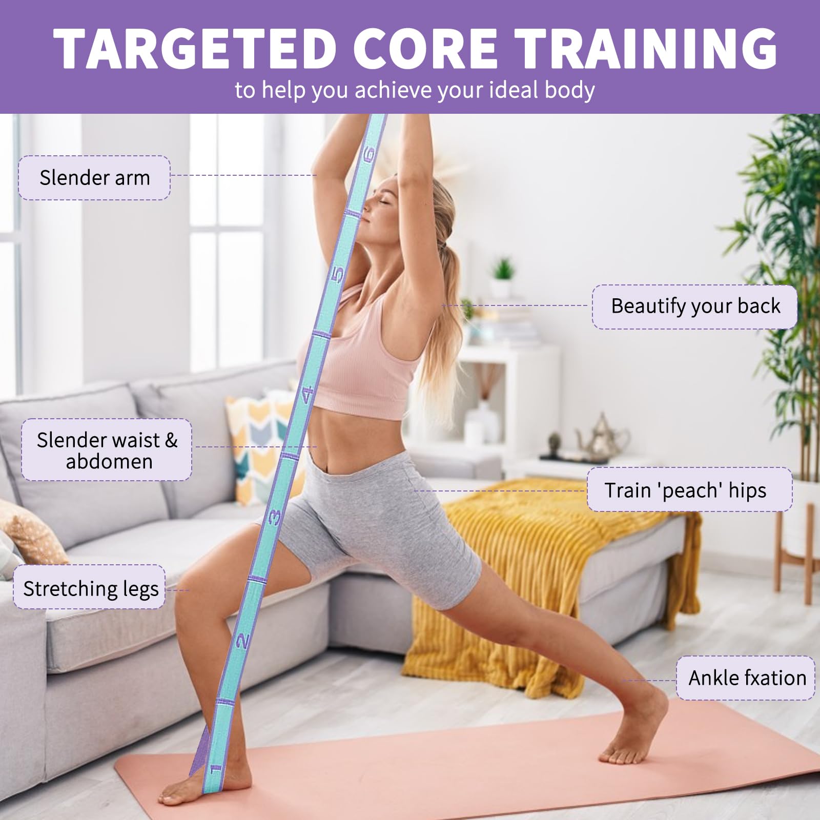 Эластичная лента для похудения – обзор и цена Pilates Yoga For Beginners