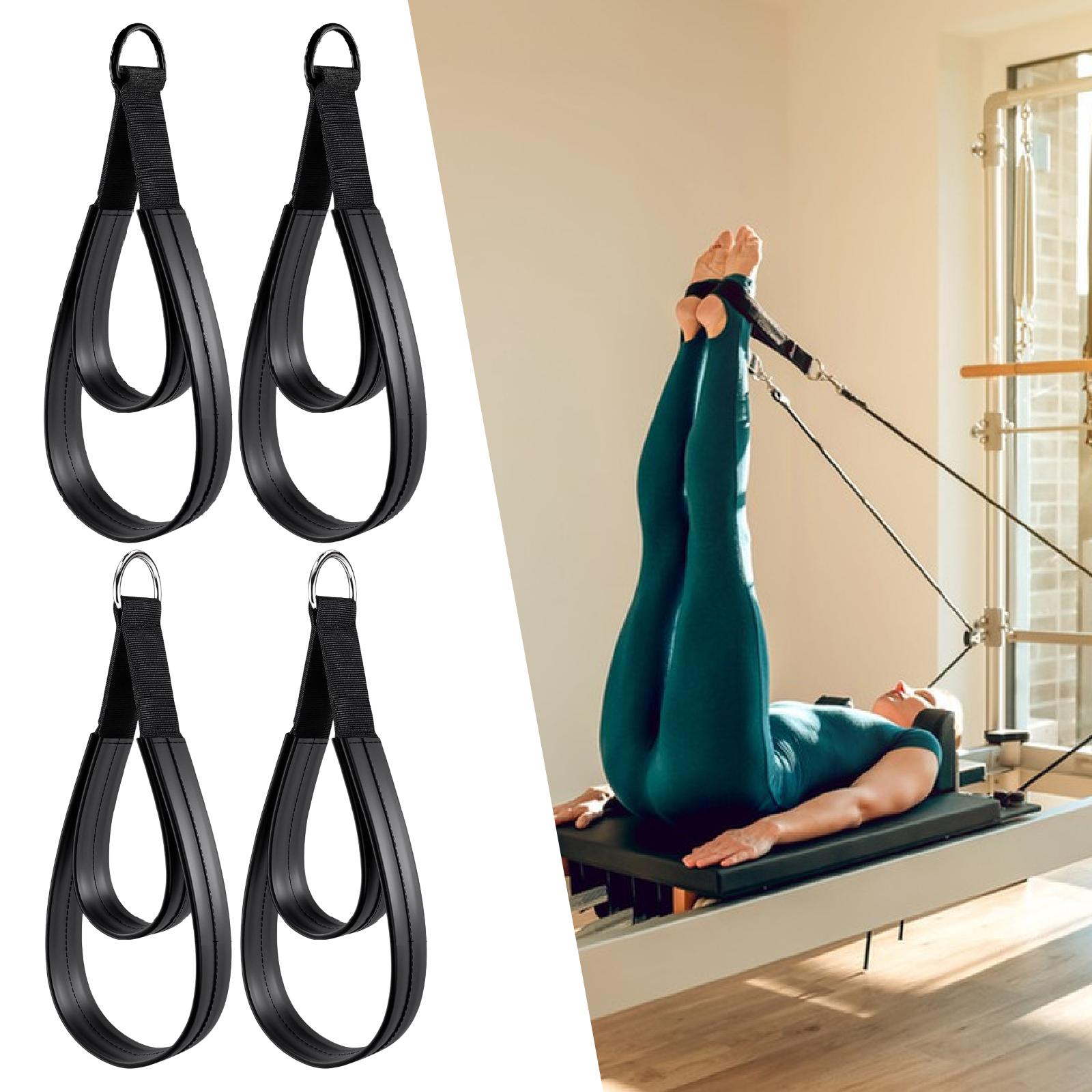 2x D-образные кольца, ремешок  – обзор и цена Pilates Yoga Ring Exercises