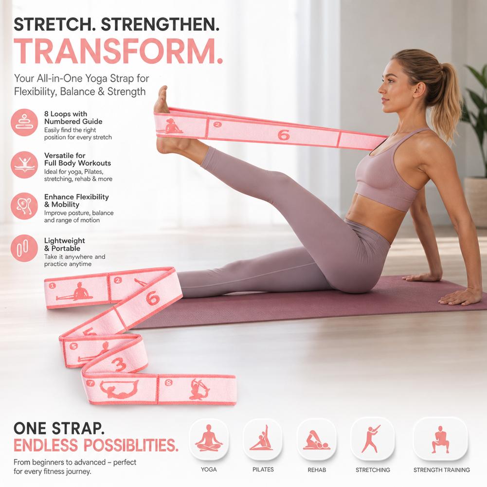 Эластичная лента для йоги и ра – обзор и цена Pilates Yoga For Beginners