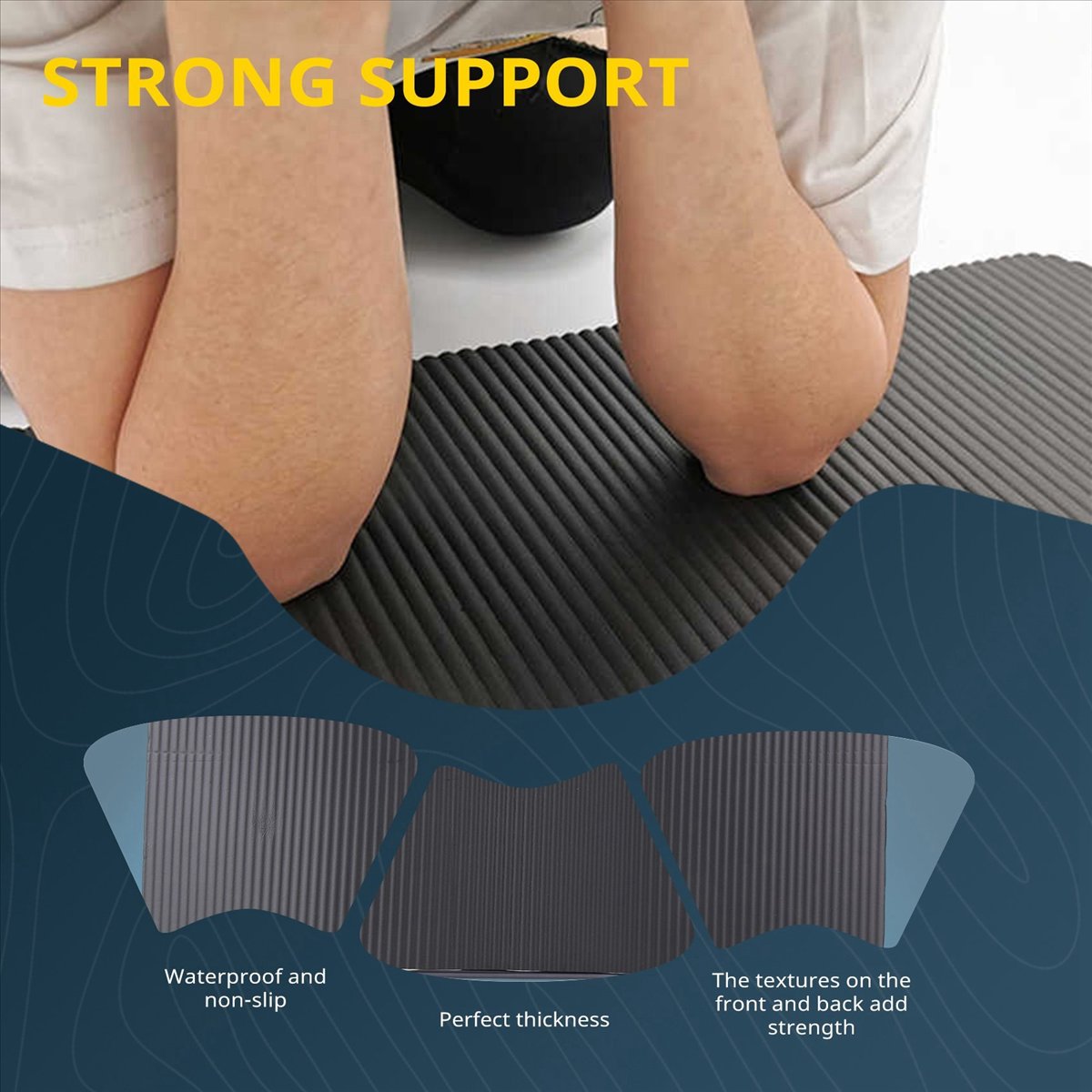 Коврик для йоги Doings толщино – обзор и цена Pilates Yoga Knee Pads