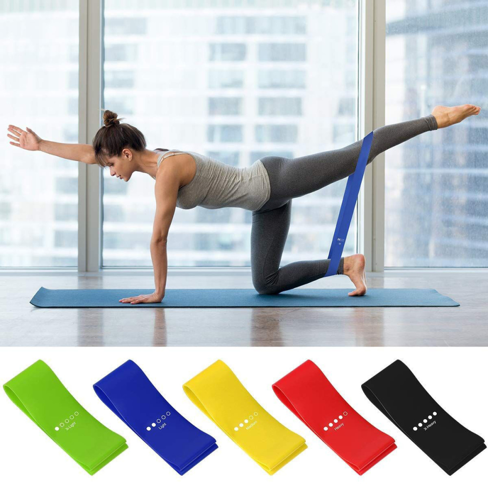 Эластичные ленты сопротивления – обзор и цена Pilates Yoga Ring Exercises