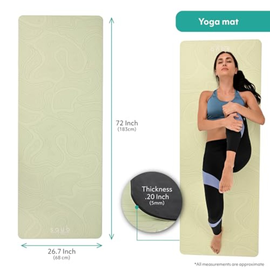 Коврик для йоги и пилатеса, 5  – обзор и цена Pilates Yoga Mat Thickness